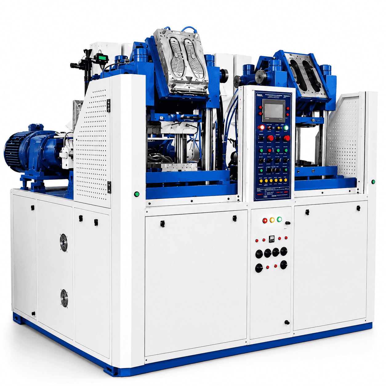 TC-100 — Triple Colour Sole Moulding Machine