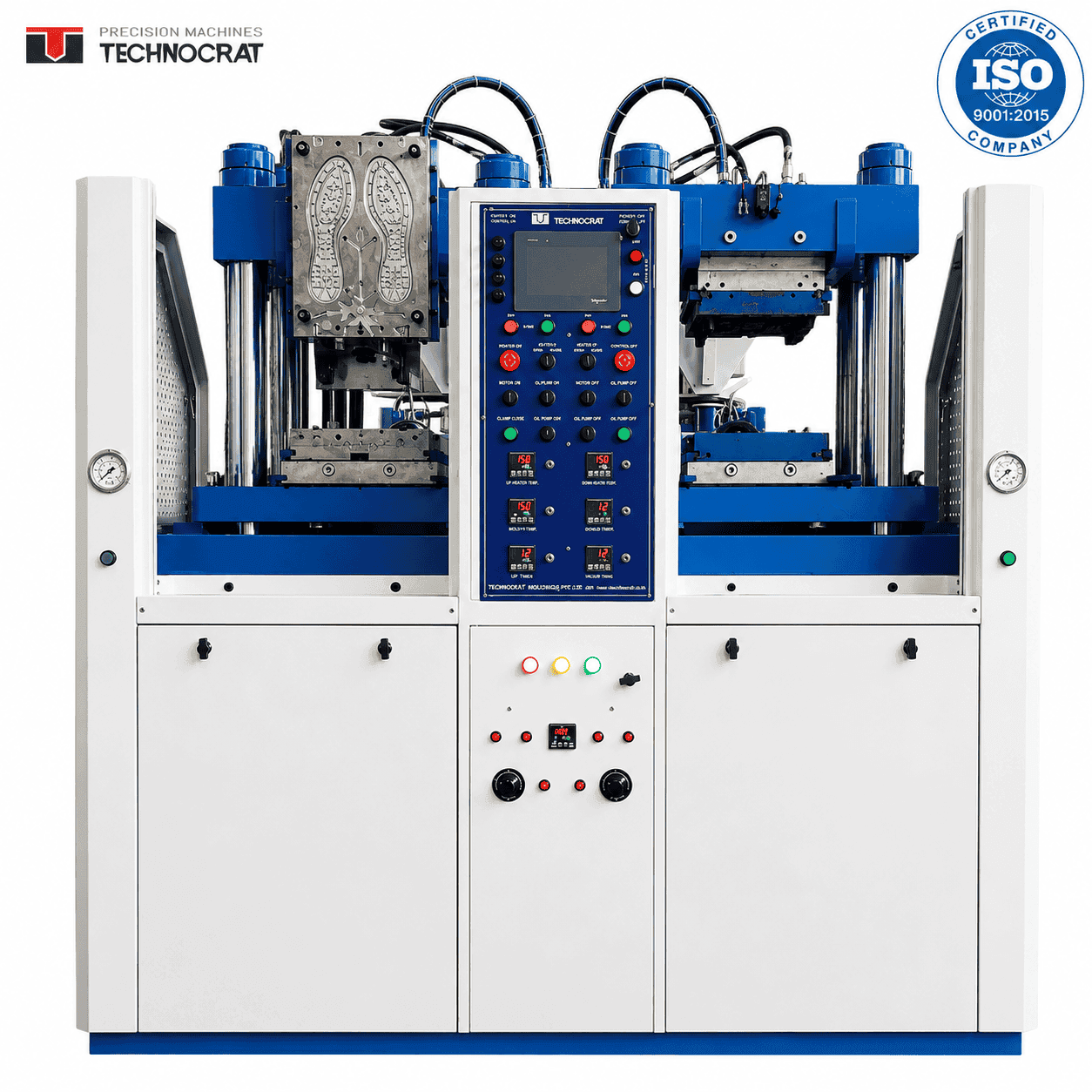 TechINJ-180 — Screw Piston Type Sole Moulding Machine