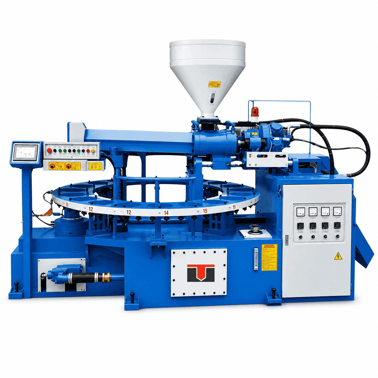 TECHROT 20 — Rotary Air-Blowing Injection Moulding — 20 Station