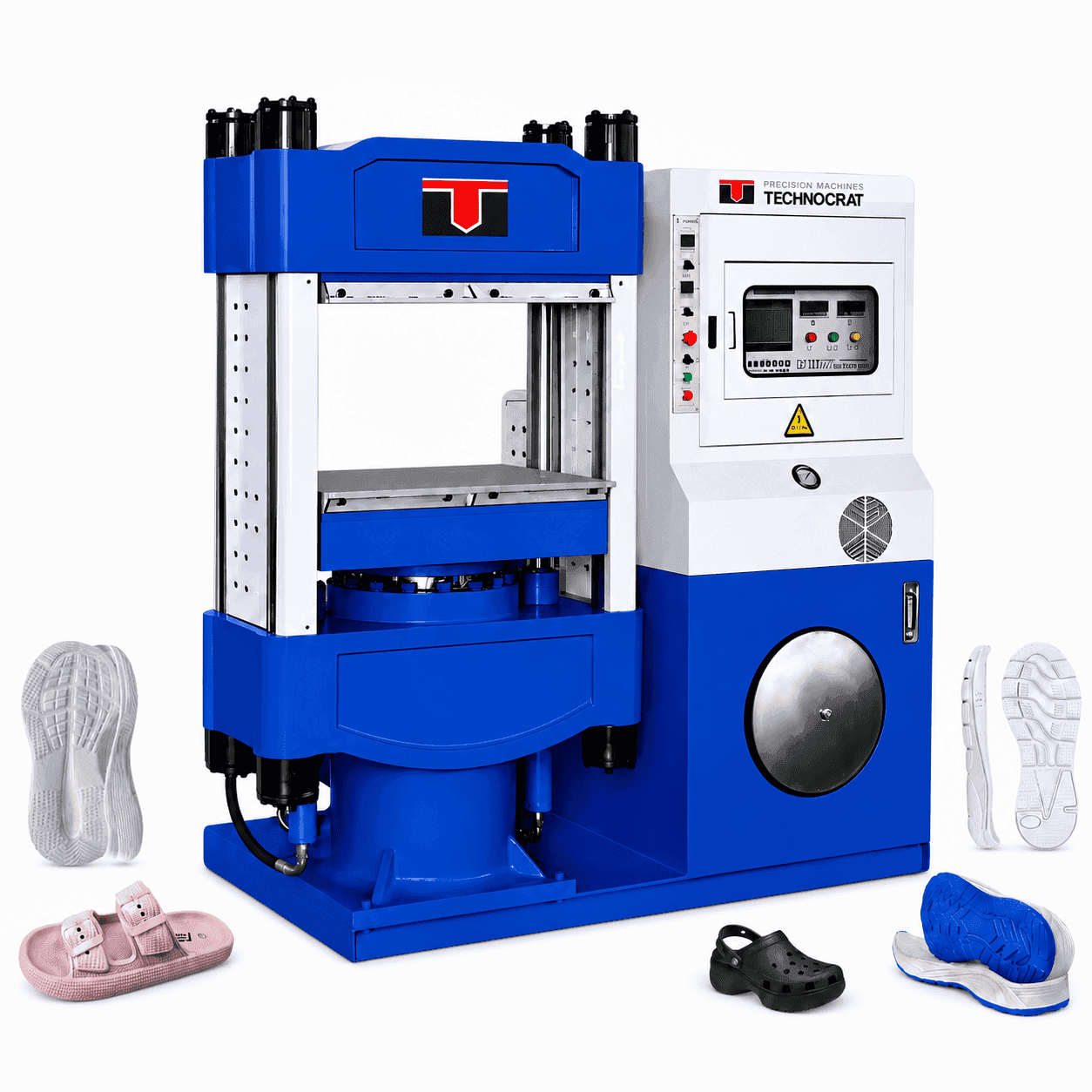 TP-200 — EVA Foaming Moulding Machine — Single / Double Colour